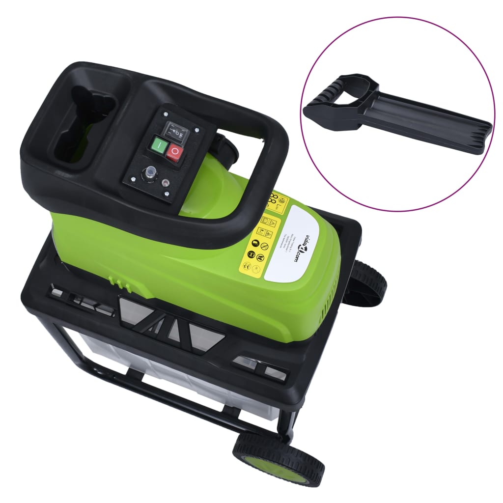 Trituratore Di Giardino Con Contenitore Di Raccolta 2800 W