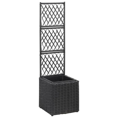 Letto Rialzato Traliccio 1 Vaso 30X30X107Cm Polyrattan