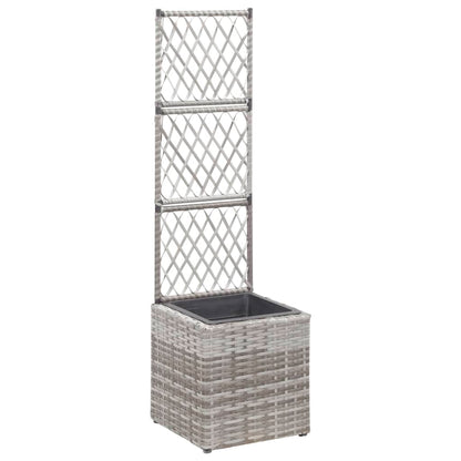 Letto Rialzato Traliccio 1 Vaso 30X30X107Cm Polyrattan