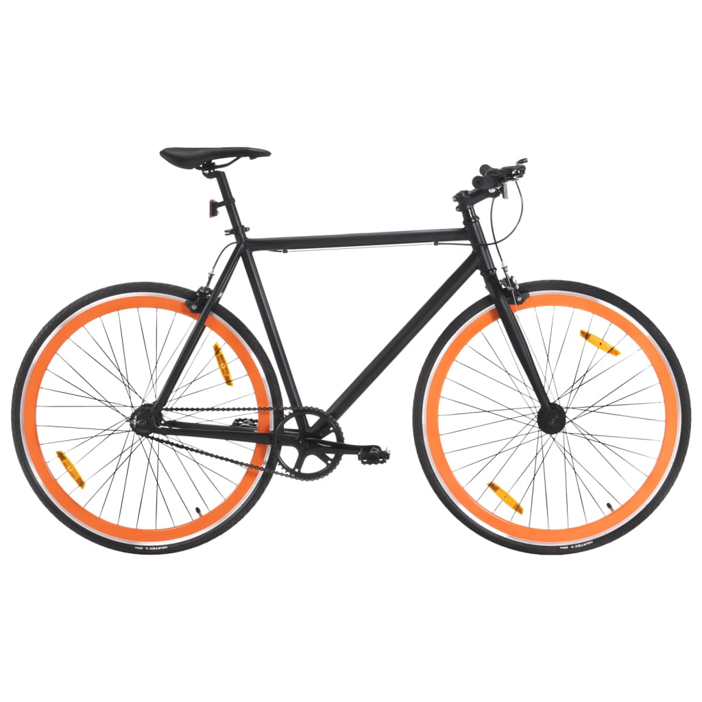 Bicicletta A Scatto Fisso Nera E Verde 700C