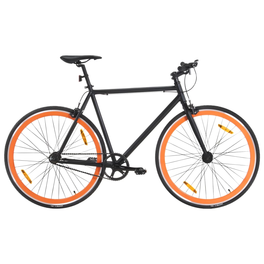 Bicicletta A Scatto Fisso Nera E Verde 700C
