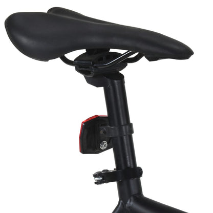 Bicicletta A Scatto Fisso Nera E Verde 700C