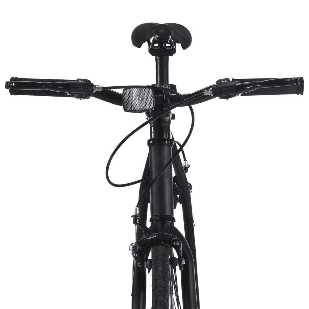 Bicicletta A Scatto Fisso Nera E Verde 700C