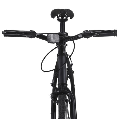 Bicicletta A Scatto Fisso Nera E Verde 700C
