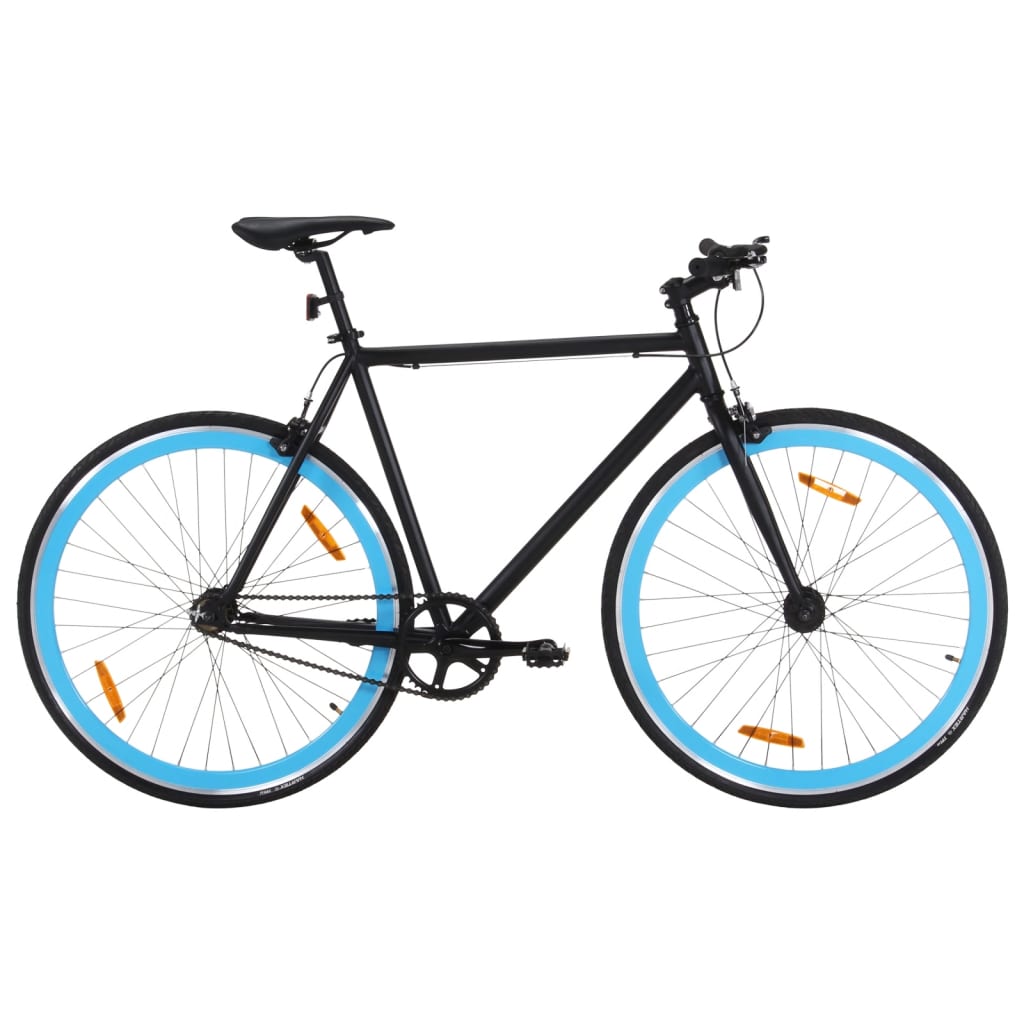 Bicicletta A Scatto Fisso Nera E Verde 700C