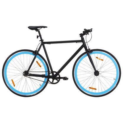 Bicicletta A Scatto Fisso Nera E Verde 700C