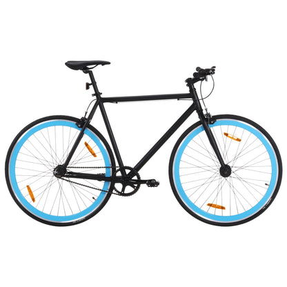 Bicicletta A Scatto Fisso Nera E Verde 700C