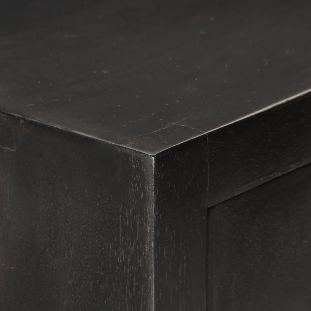 Cassettiera 45X30X105 Cm In Legno Massello Di Mango