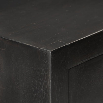Cassettiera 45X30X105 Cm In Legno Massello Di Mango