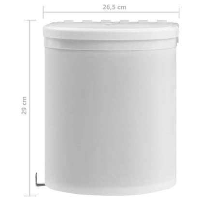 Pattumiera Da Incasso Per Cucina In Plastica 12 L