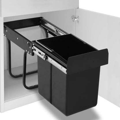 Cestino Estraibile Per Mobile Cucina Chiusura Ammortizzata 48L