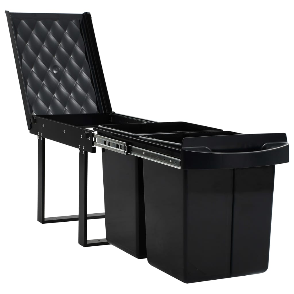 Cestino Estraibile Per Mobile Cucina Chiusura Ammortizzata 48L