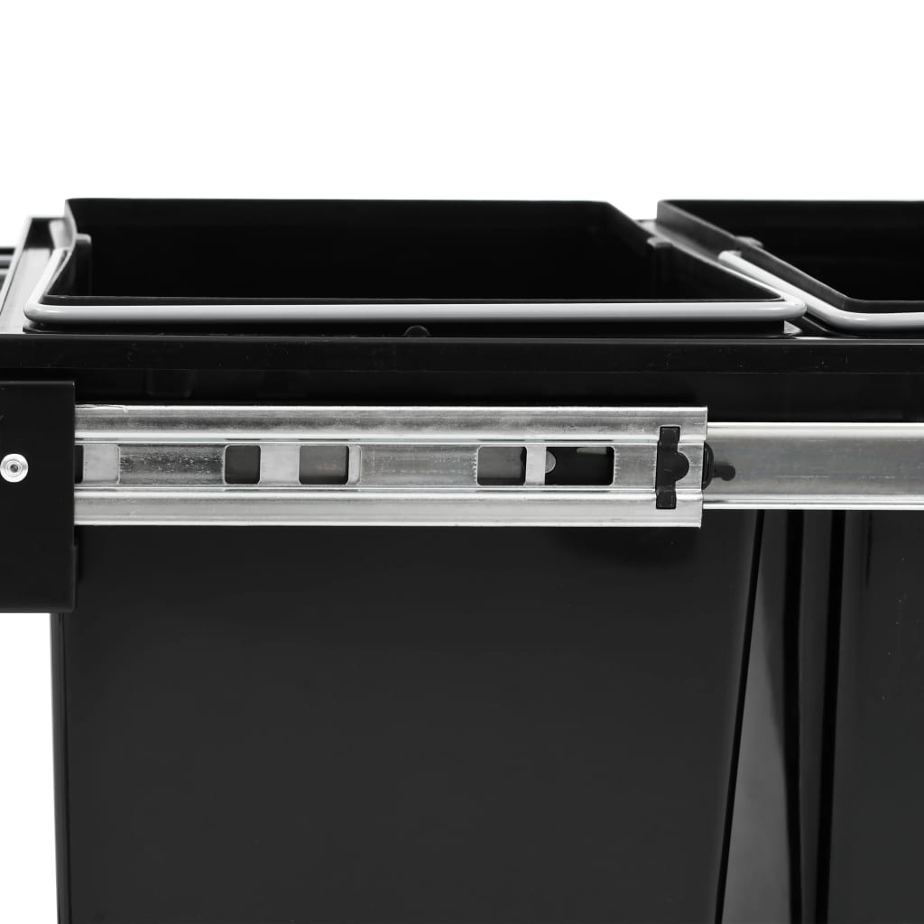 Cestino Estraibile Per Mobile Cucina Chiusura Ammortizzata 48L