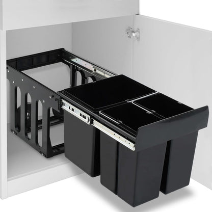 Cestino Estraibile Per Mobile Cucina Chiusura Ammortizzata 48L