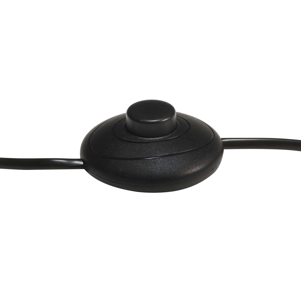Lampada A Treppiede A Pavimento Nera In Legno Di Mango 171 Cm