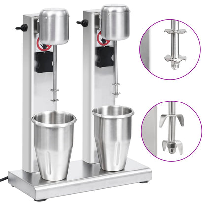 Frullatore Per Milkshake Con Tazza Doppia In Acciaio Inox 2 L