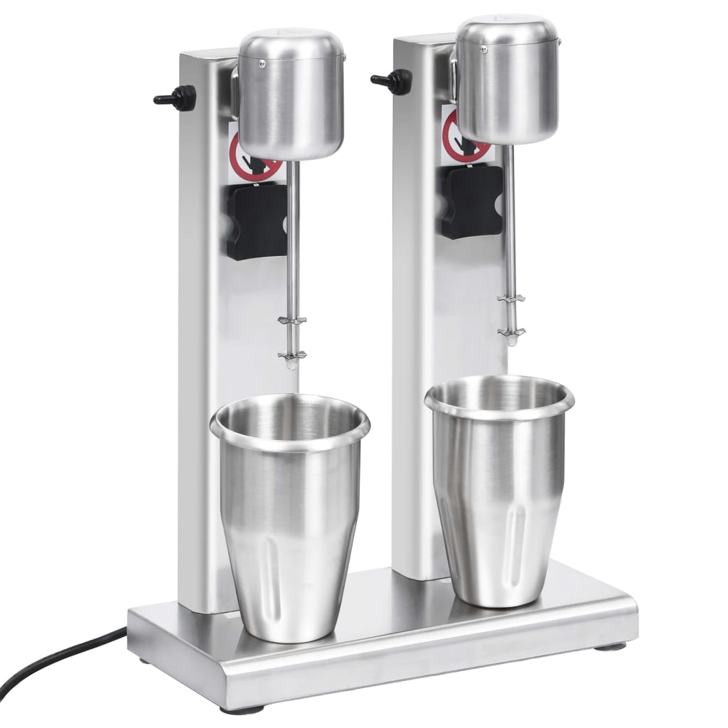 Frullatore Per Milkshake Con Tazza Doppia In Acciaio Inox 2 L
