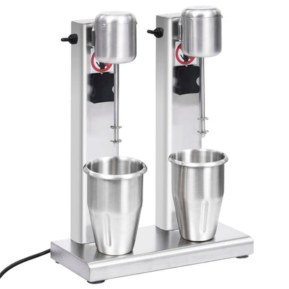 Frullatore Per Milkshake Con Tazza Doppia In Acciaio Inox 2 L