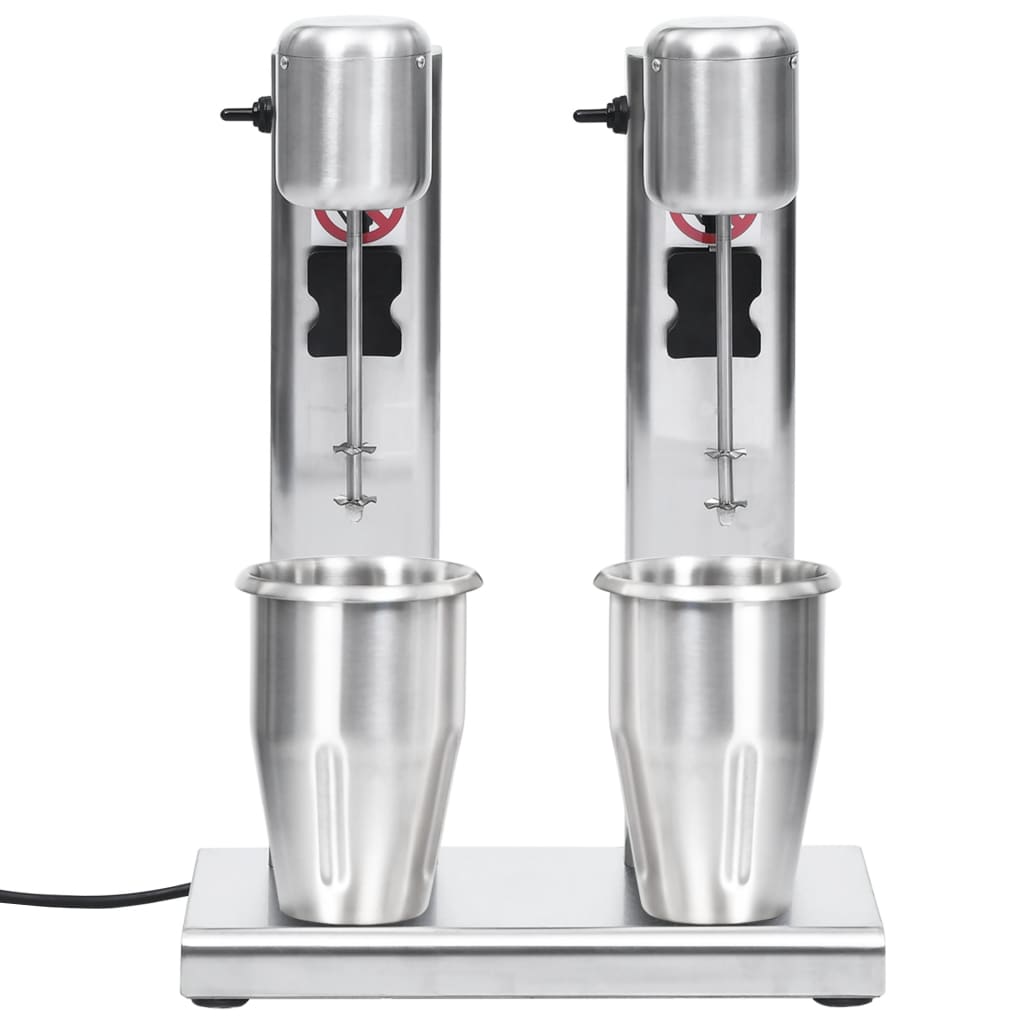 Frullatore Per Milkshake Con Tazza Doppia In Acciaio Inox 2 L