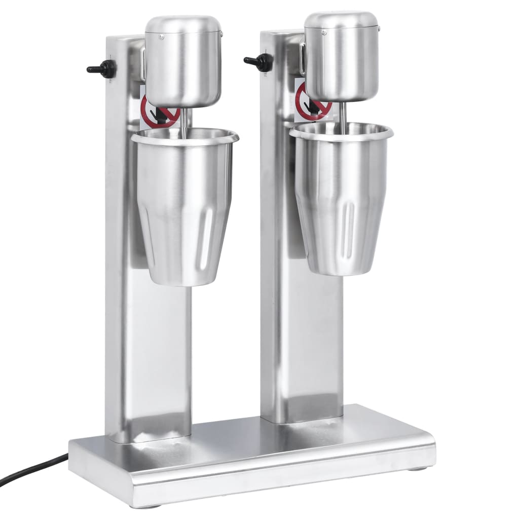 Frullatore Per Milkshake Con Tazza Doppia In Acciaio Inox 2 L