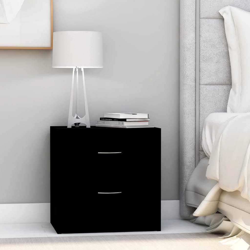 Comodini 2Pz 40X30X40 Cm In Legno Multistrato