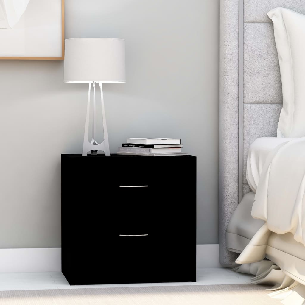 Comodini 2Pz 40X30X40 Cm In Legno Multistrato