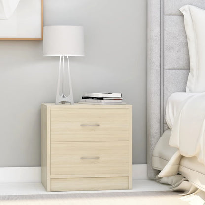 Comodini 2Pz 40X30X40 Cm In Legno Multistrato