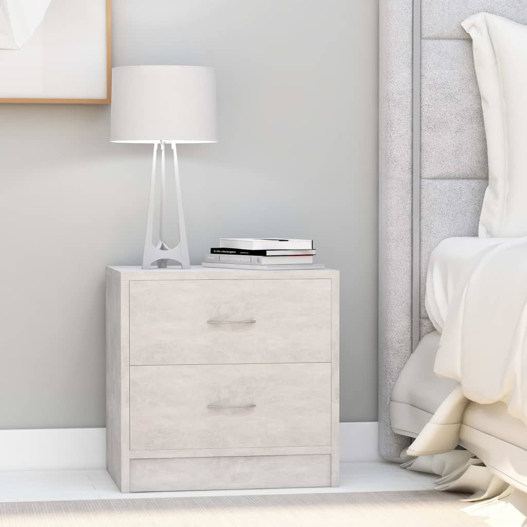 Comodini 2Pz 40X30X40 Cm In Legno Multistrato