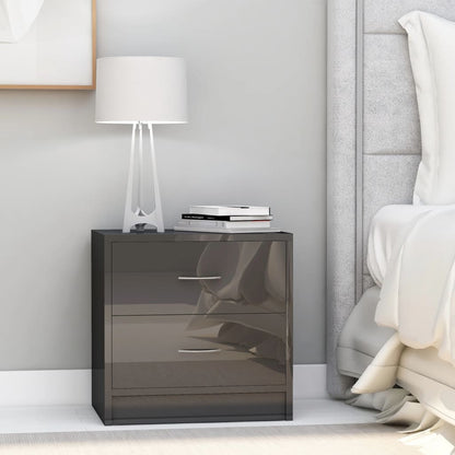 Comodini 2Pz 40X30X40 Cm In Legno Multistrato