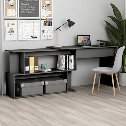 Scrivania Angolo 200X50X76 Cm Legno Multistrato
