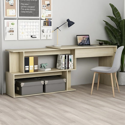 Scrivania Angolo 200X50X76 Cm Legno Multistrato