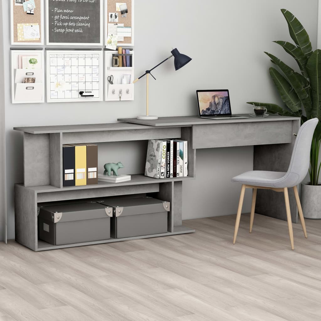 Scrivania Angolo 200X50X76 Cm Legno Multistrato