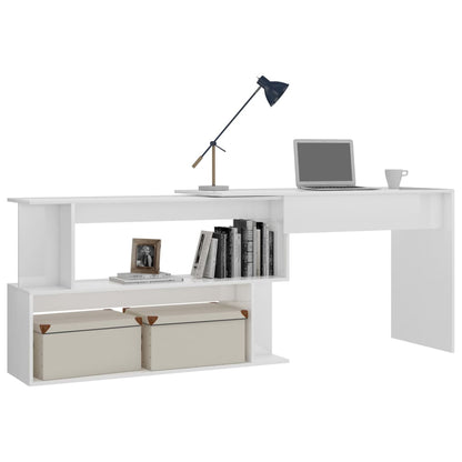 Scrivania Angolo 200X50X76 Cm Legno Multistrato