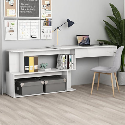 Scrivania Angolo 200X50X76 Cm Legno Multistrato