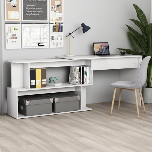 Scrivania Angolo 200X50X76 Cm Legno Multistrato