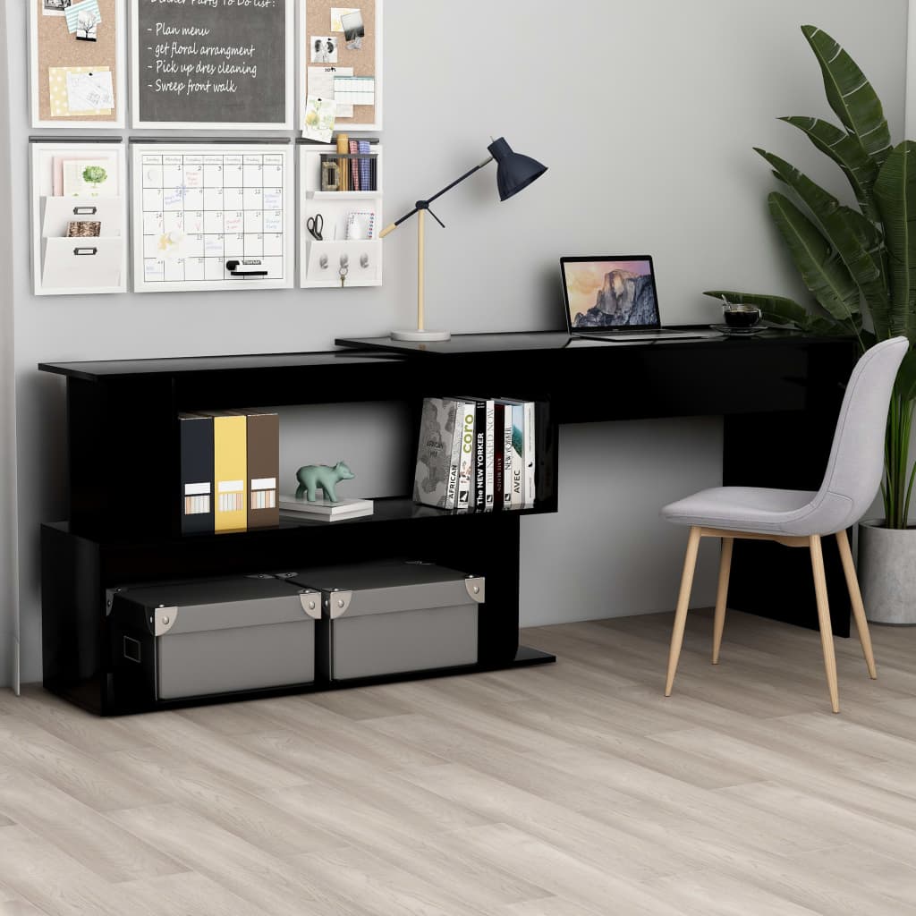 Scrivania Angolo 200X50X76 Cm Legno Multistrato