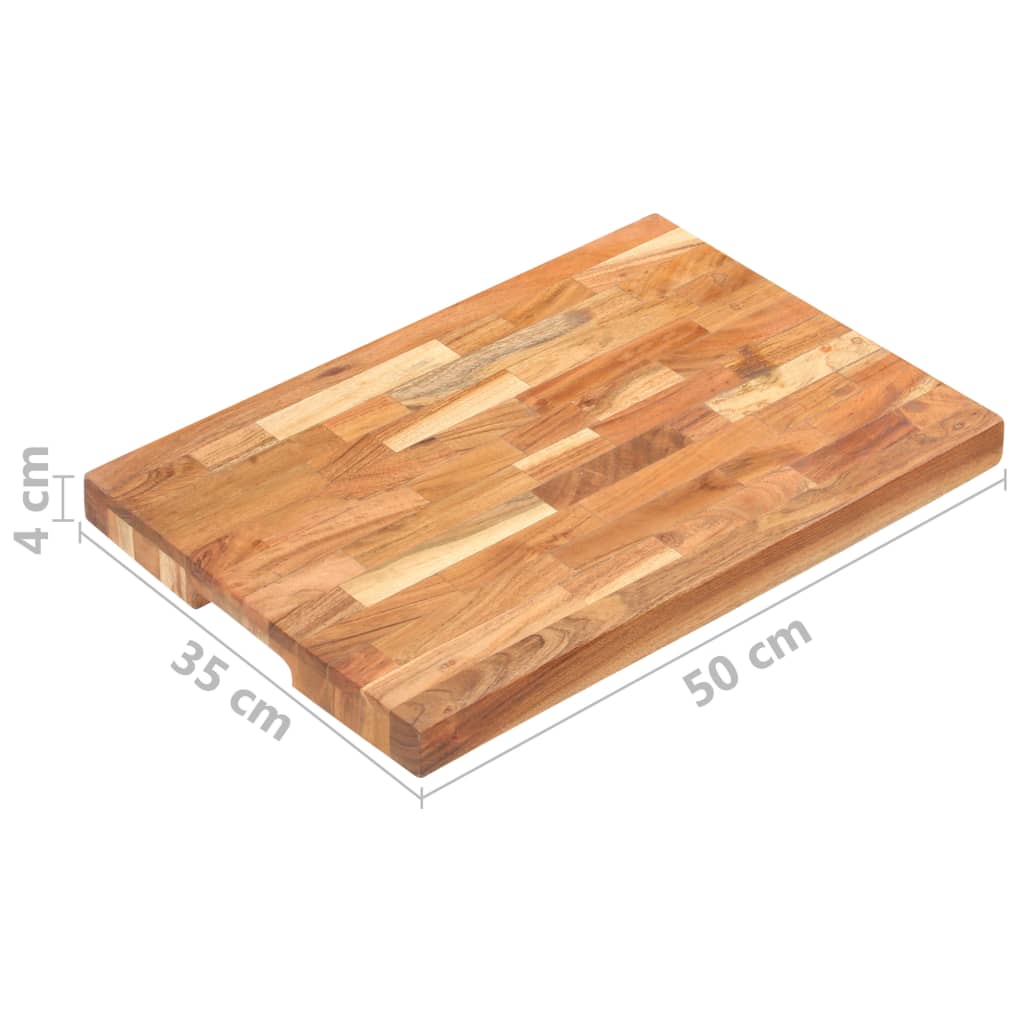 Tagliere In Legno Massello Di Acacia