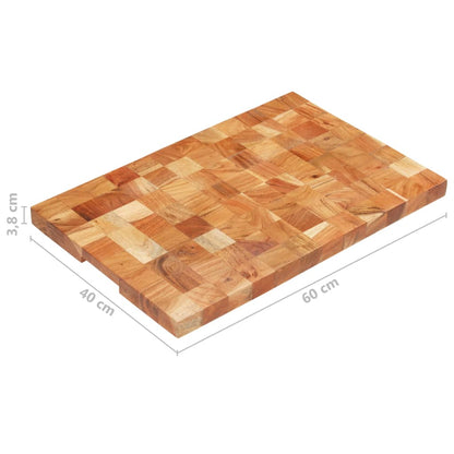 Tagliere 60X40X3,8 Cm In Legno Massello Di Acacia