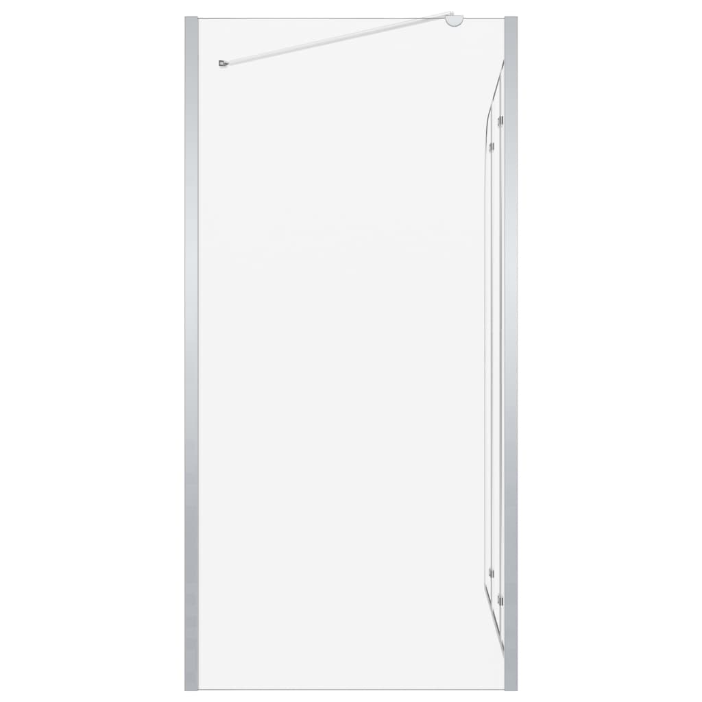 Cabina Da Bagno 120X69X130 Cm In Vetro Temperato Trasparente