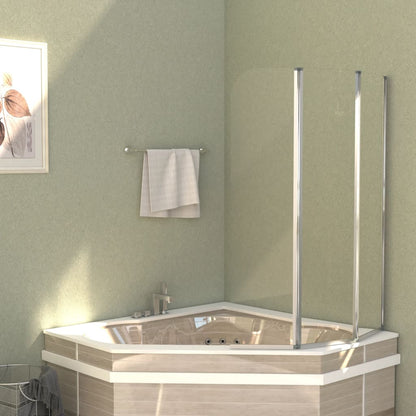 Cabine Da Bagno 2 Pz In Vetro Temperato Trasparente
