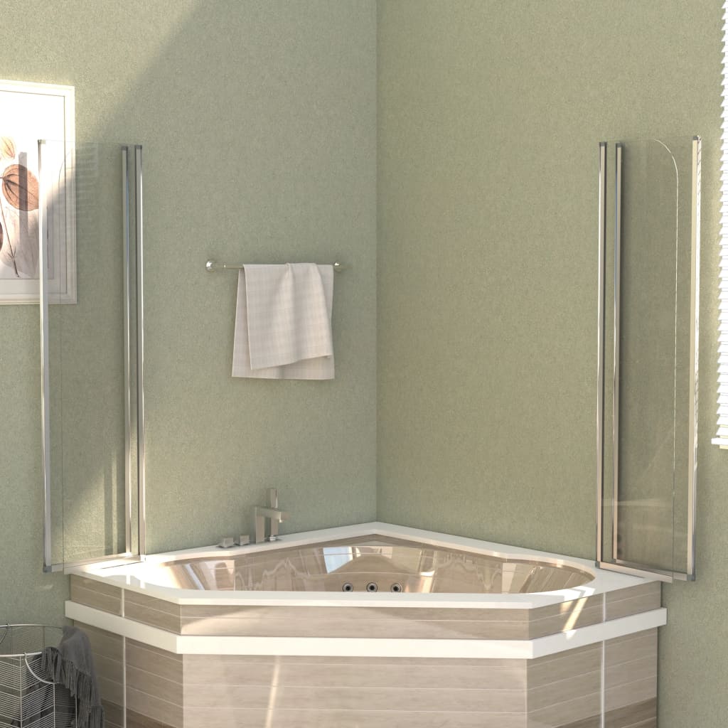 Cabine Da Bagno 2 Pz In Vetro Temperato Trasparente