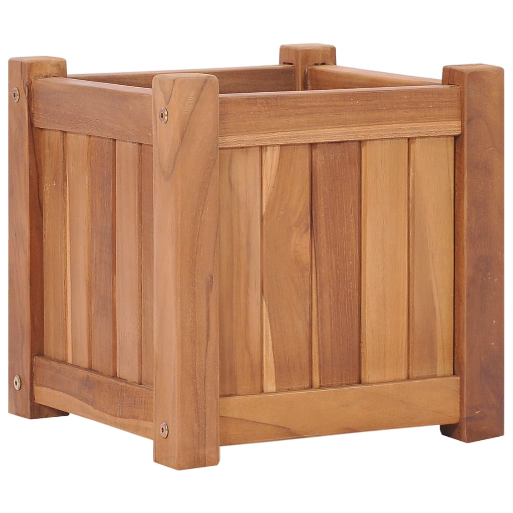 Letto Da Giardino Rialzato Legno Massello Di Teak