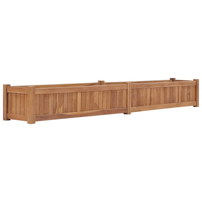 Letto Da Giardino Rialzato Legno Massello Di Teak