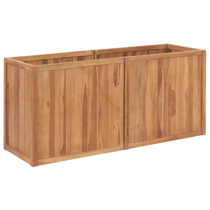 Letto Da Giardino Rialzato Legno Massello Di Teak
