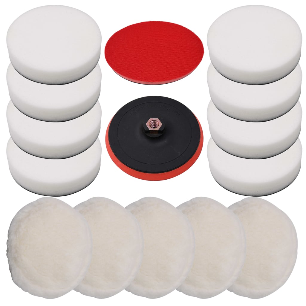 Set Dischi Di Lucidatura 18 Pz 150 Mm