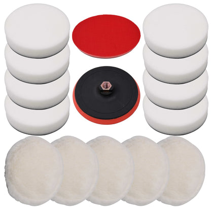Set Dischi Di Lucidatura 18 Pz 150 Mm