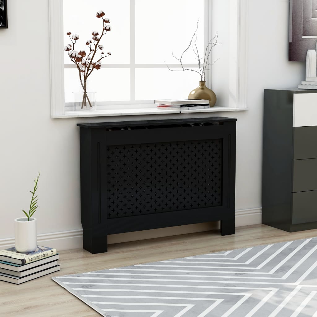 Coperture Per Radiatori 2Pz Bianche 152X19X81,5 Cm In Mdf