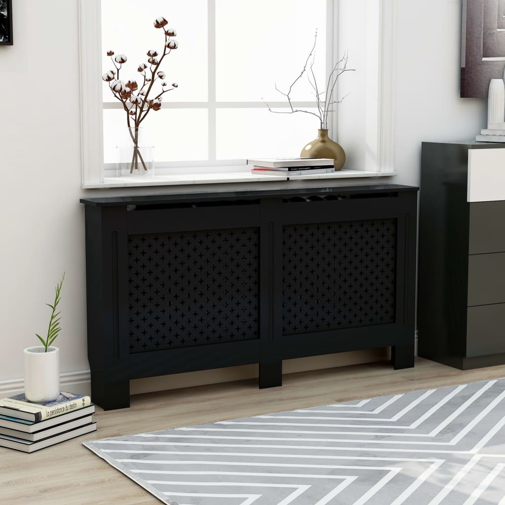 Coperture Per Radiatori 2Pz Bianche 152X19X81,5 Cm In Mdf