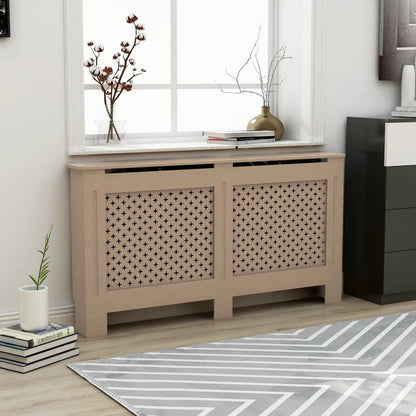 Coperture Per Radiatori 2Pz Bianche 152X19X81,5 Cm In Mdf