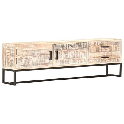 Mobile Porta Tv 140X30X45 Cm In Legno Massello Di Acacia